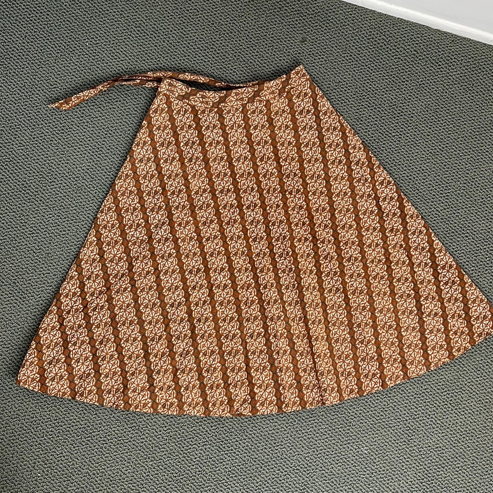 Vintage wrap skirt
